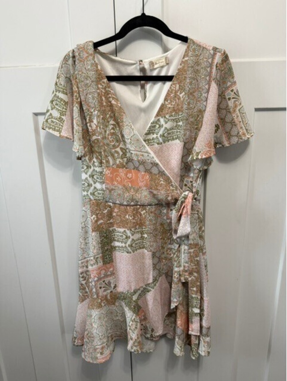 Altar'd State sundress partial wrap dress size Large